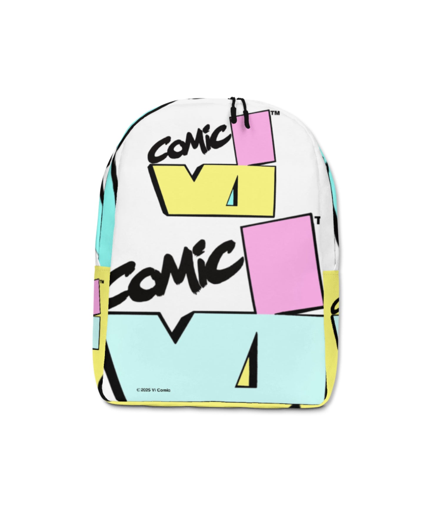 Durable VI Comic logo canvas bag with bold print
