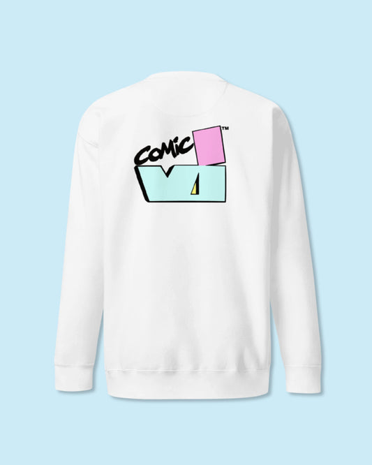 Cozy VI Comic logo sweatshirt for everyday wear