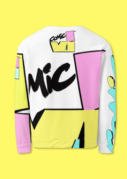 VI Comic Collector’s Edition sweatshirt back view