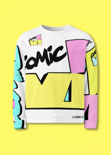 VI Comic Collector’s Edition sweatshirt front with logo