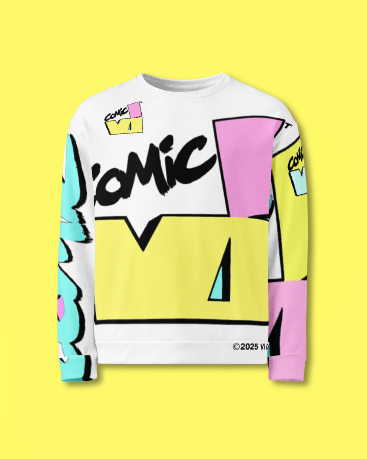 VI Comic Collector’s Edition sweatshirt front with logo
