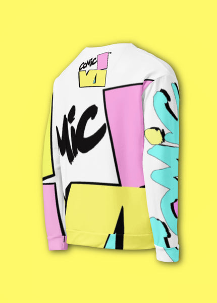 VI Comic Collector’s Edition sweatshirt side view