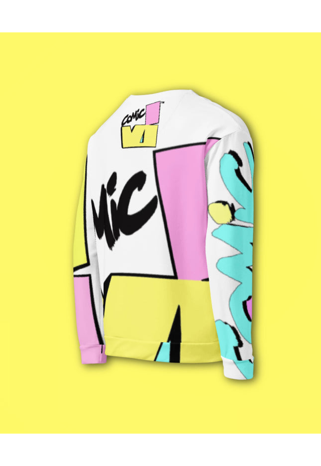 VI Comic Collector’s Edition sweatshirt side view