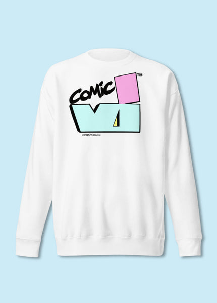 VI Comic logo sweatshirt in classic design”