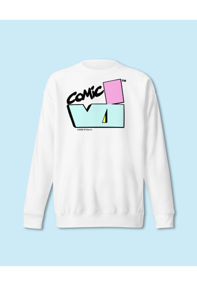 VI Comic logo sweatshirt in classic design”
