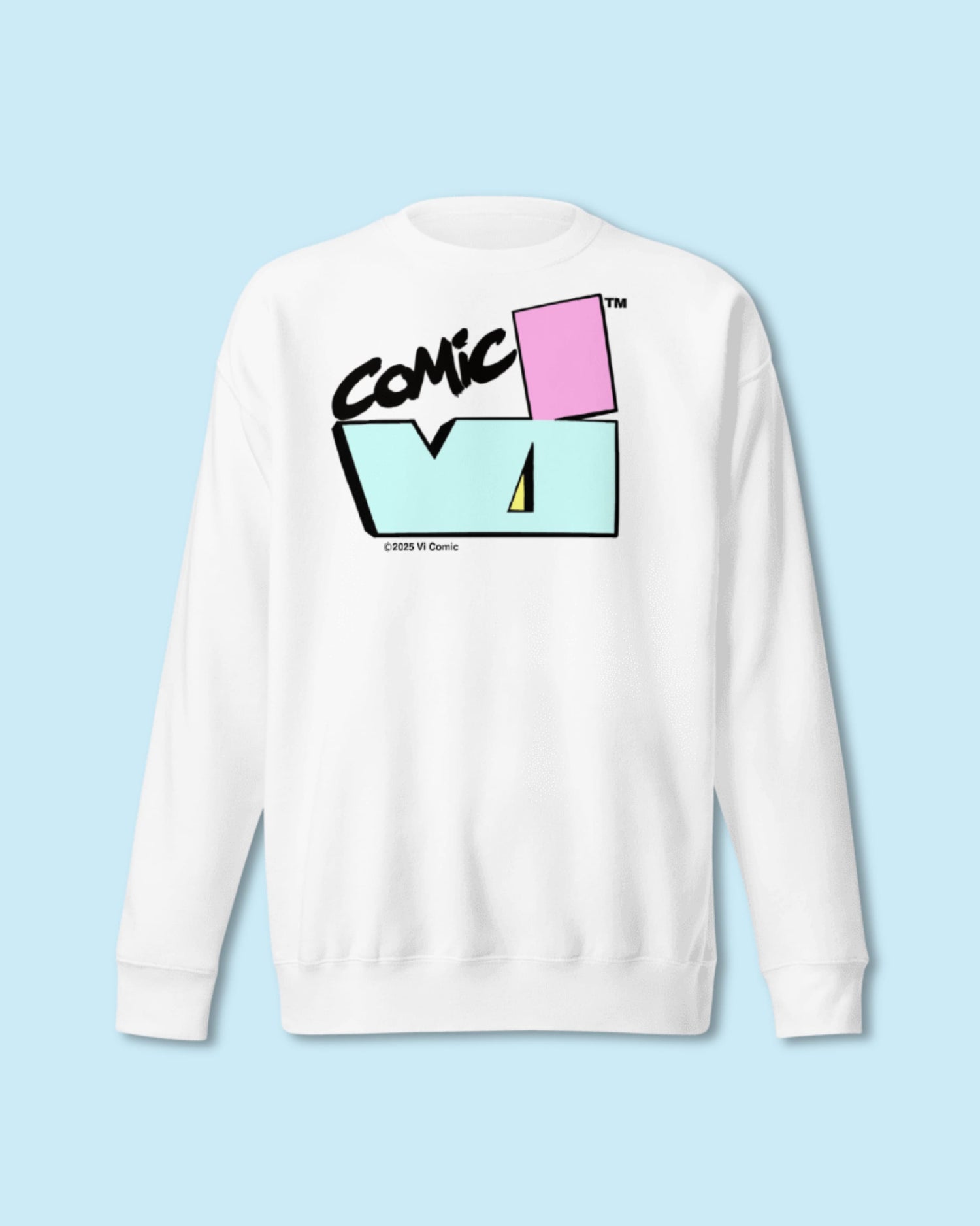 VI Comic logo sweatshirt in classic design”