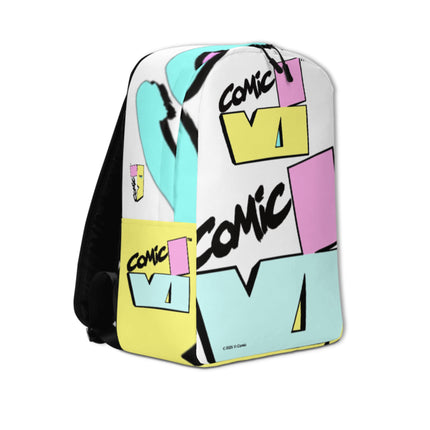 VI Comic logo tote bag with vibrant pop art design